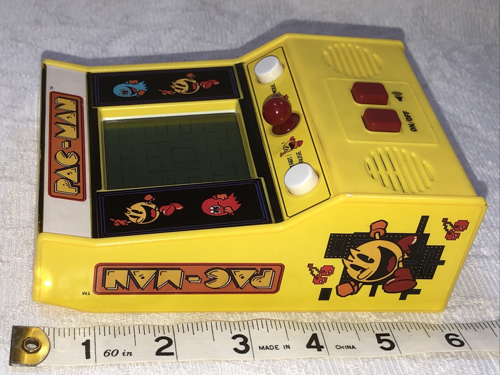 Pac-man Mini Hand Held Video Arcade Yellow Namco Bandai