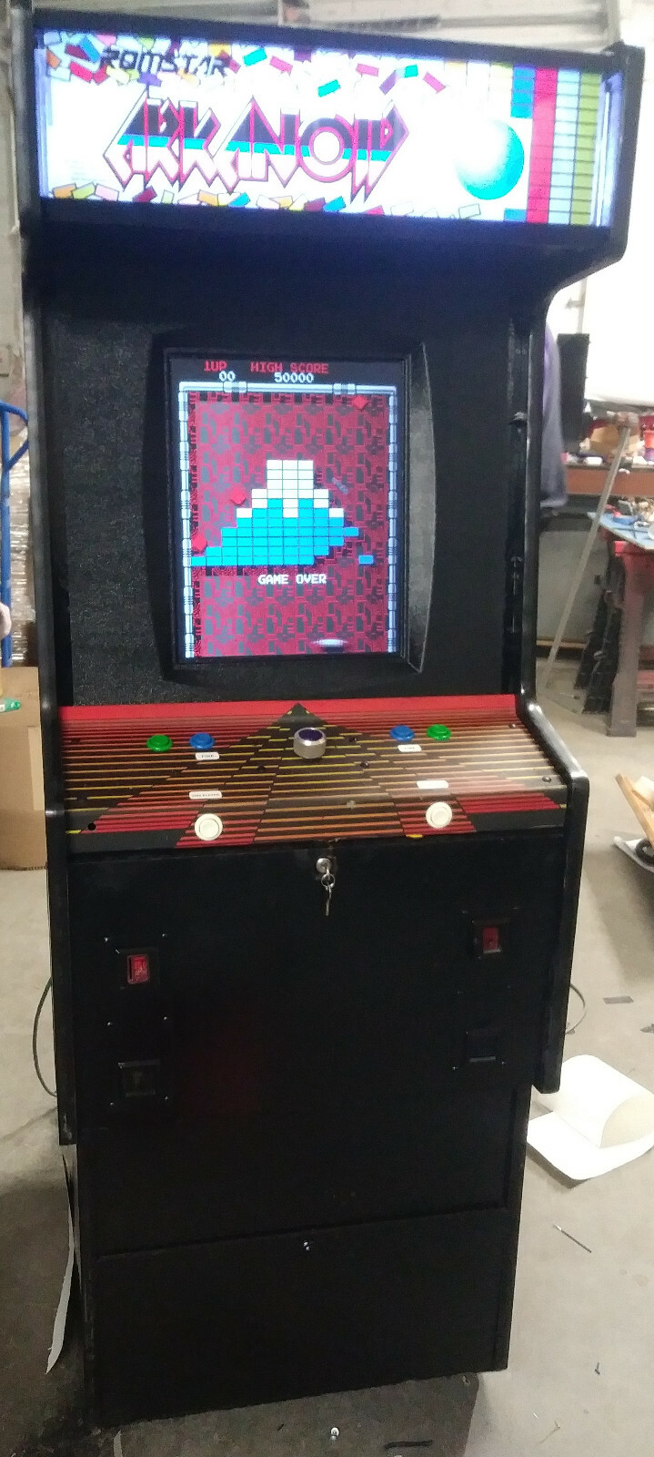 ARKANOID ARCADE MACHINE by TAITO/ROMSTAR (Excellent Condition) *RARE*