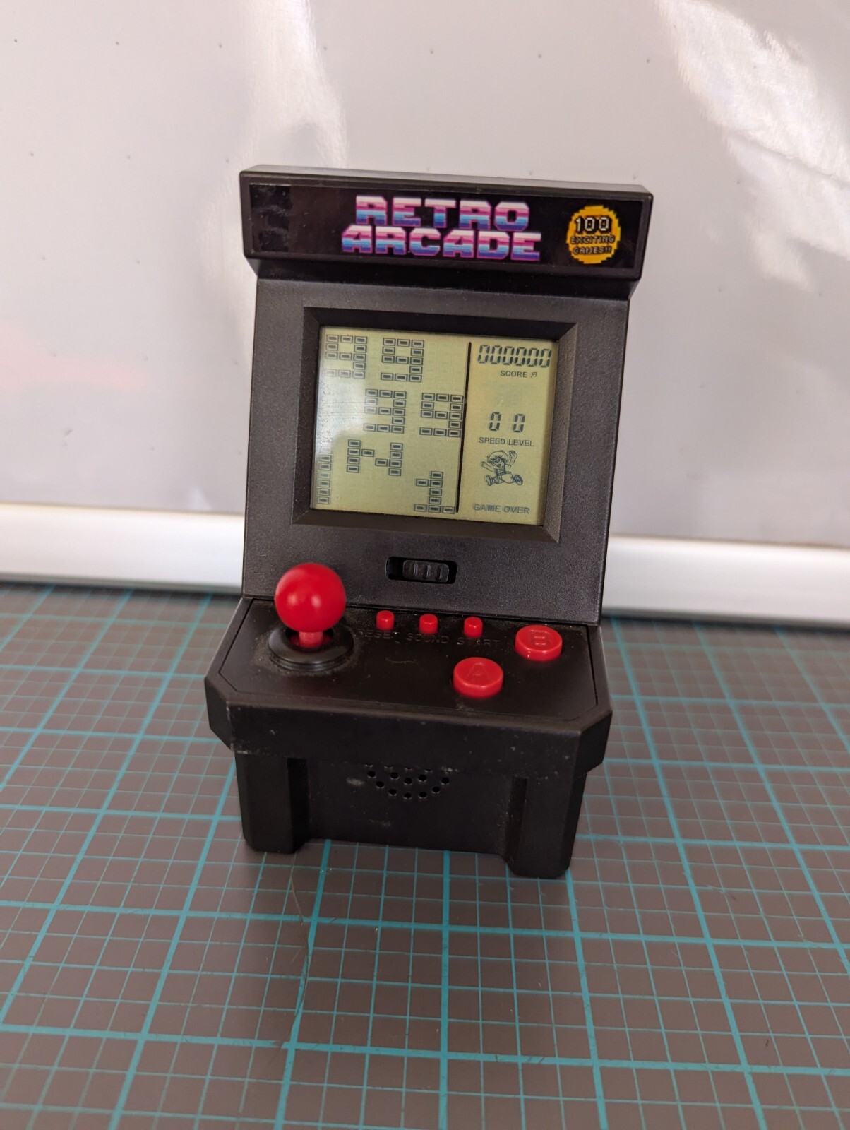 Retro Arcade 100 Exciting Games Mini Plastic Game Machine Tested Works