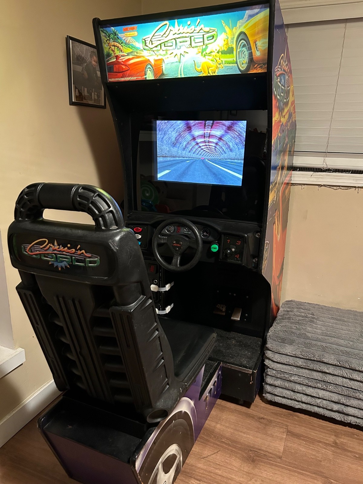 Cruis’N World Arcade Sit-Down Cabinet by Nintendo Midway (used/working)