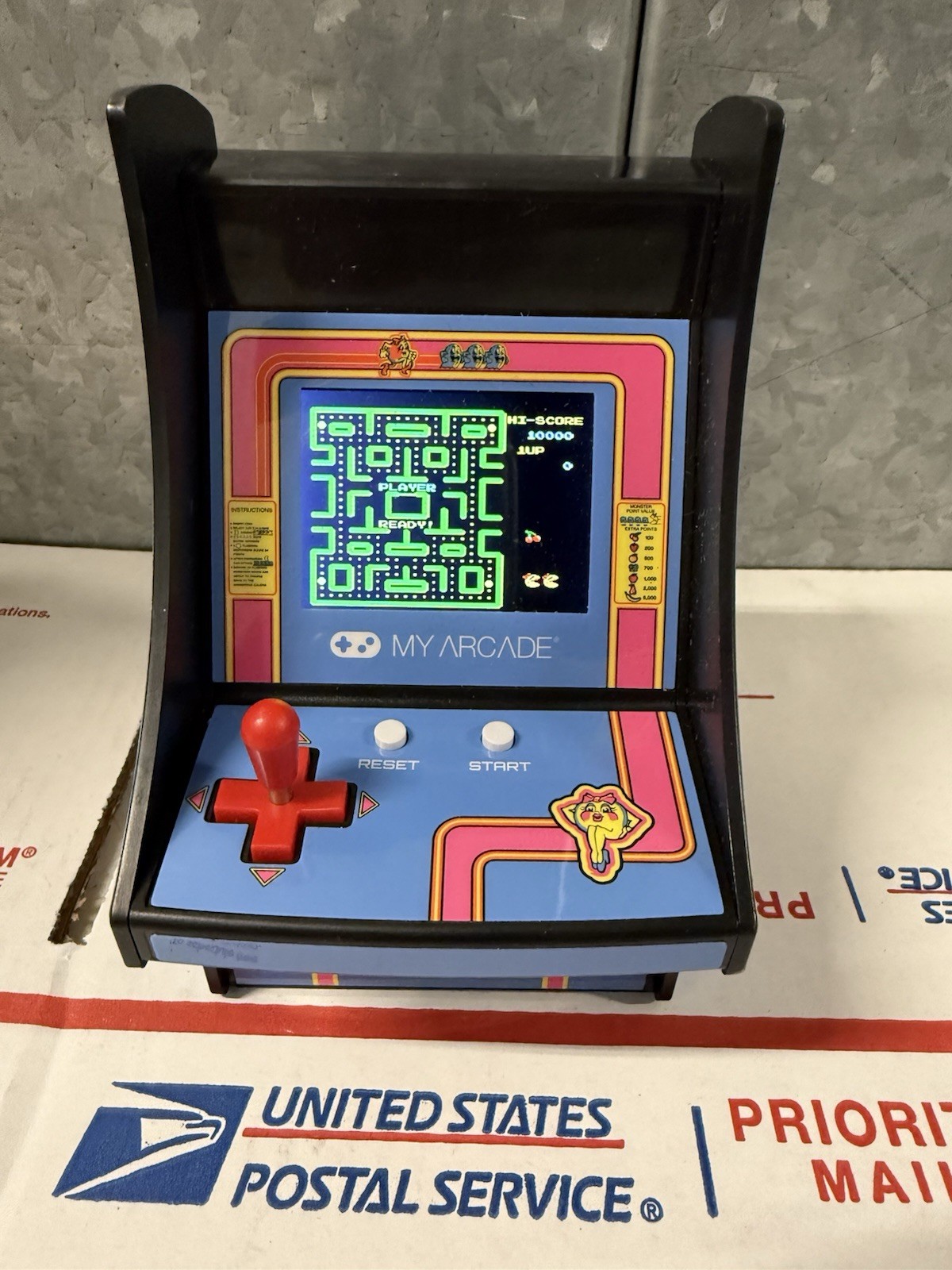 2019 Bandai Namco Ms. Pac Man, Mini “My Arcade”.