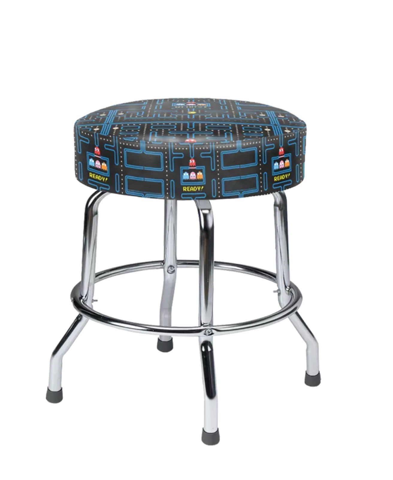 NEW IN BOX Pac-Man Pixel Bash Arcade Style, Cocktail – Black – with 2 Stools!!