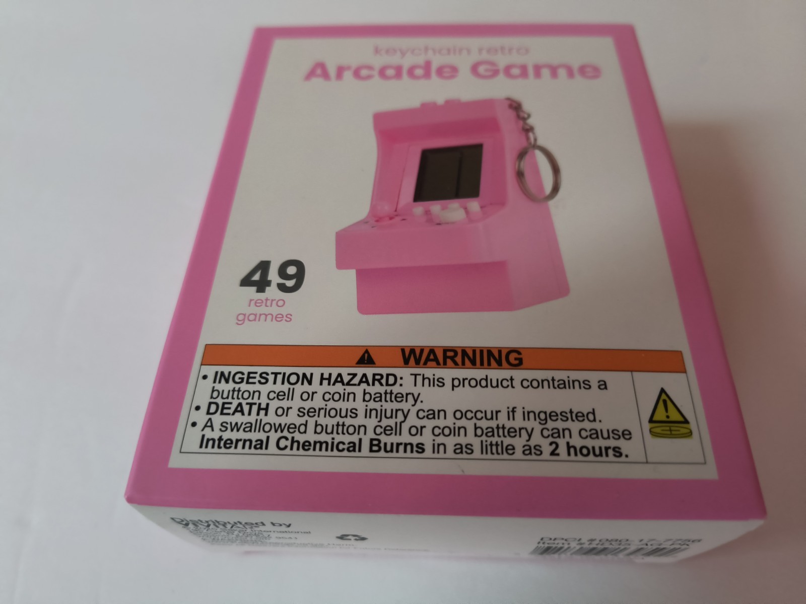 Keychain Retro Arcade Game Tiny Video Game Toy 49 Games New Sealed