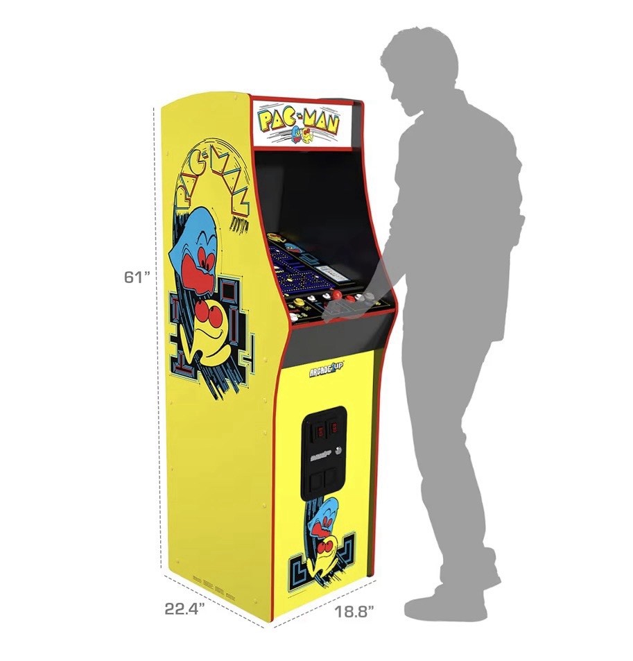 PAC-Man Deluxe Arcade Machine for Home – 5 Feet Tall – Buisness Model Available!