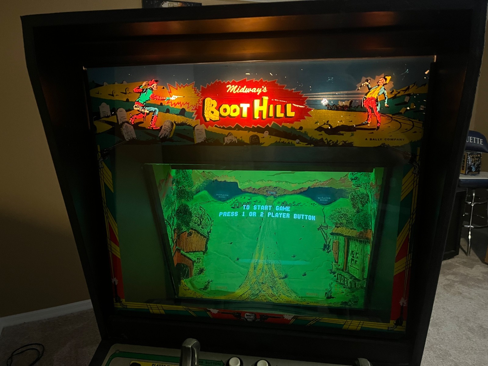 1977 Boot Hill Arcade Machine by Midway Co. RARE & WORKING!