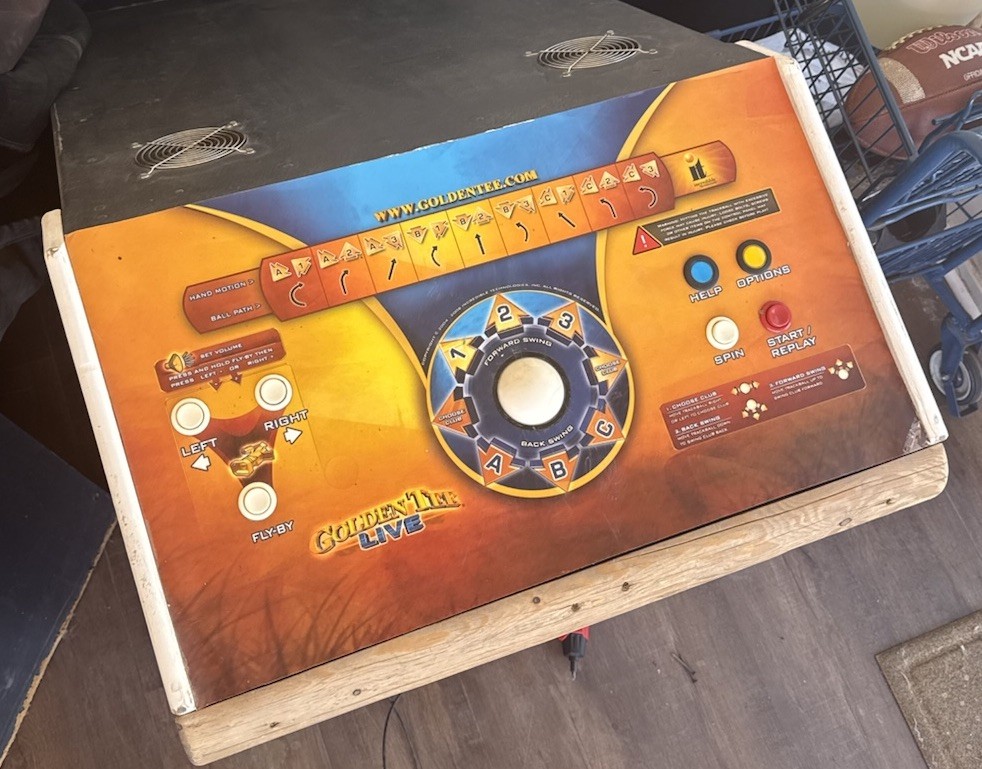 Golden Tee Live Arcade Machine 2012