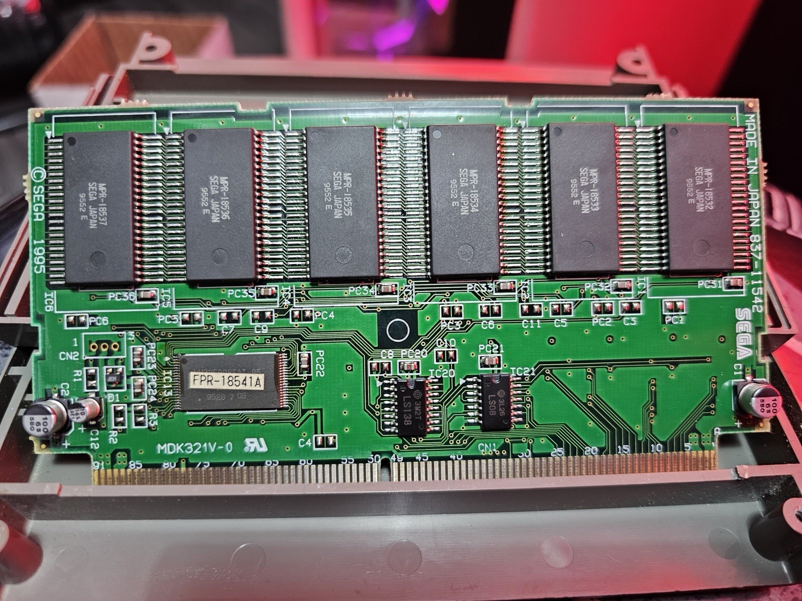SEGA Funky Head Boxers Arcade Cartridge JAMMA ST-V