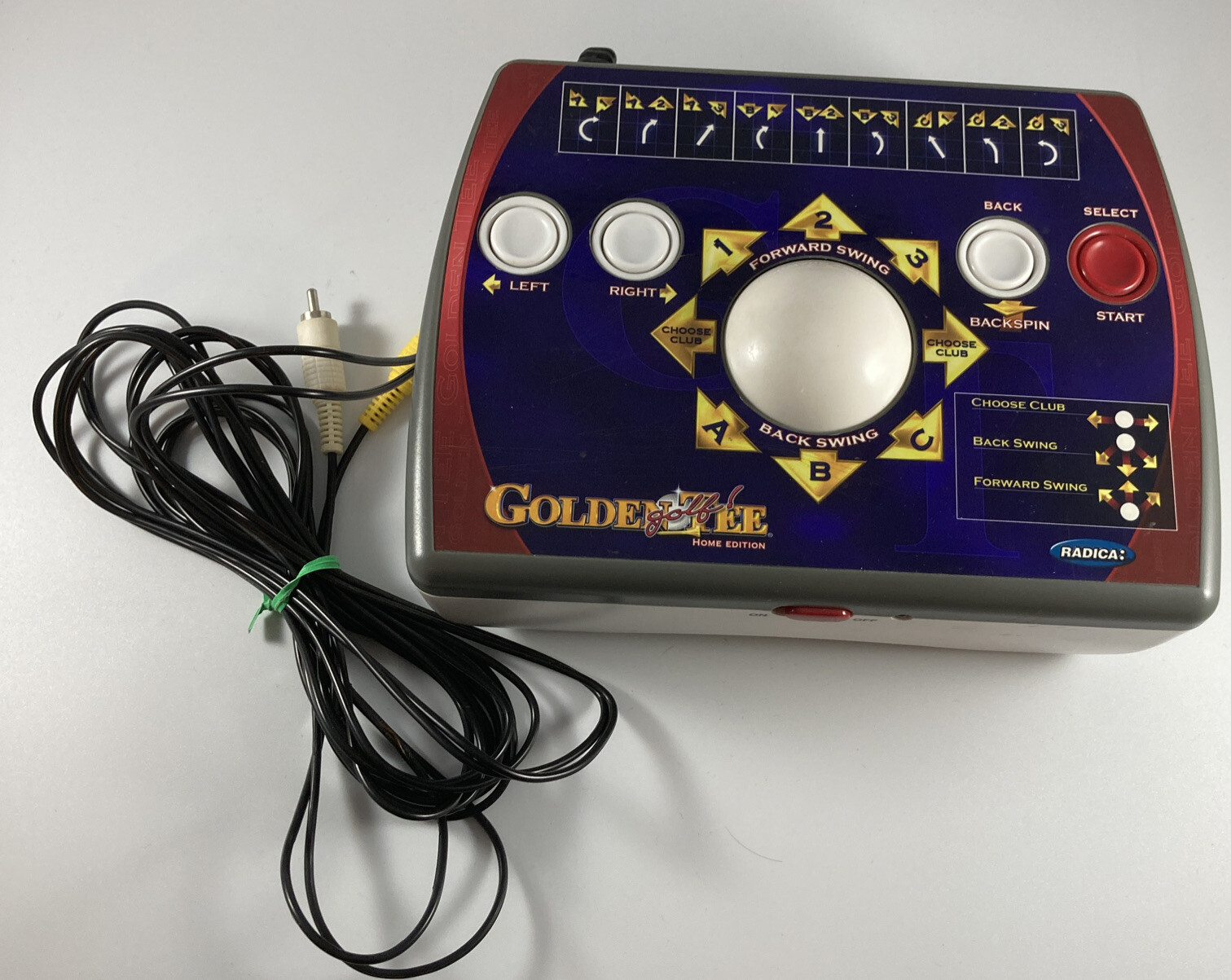 Golden Tee Golf Home Edition Plug and Play TV Video Game Radica Tested & Works!