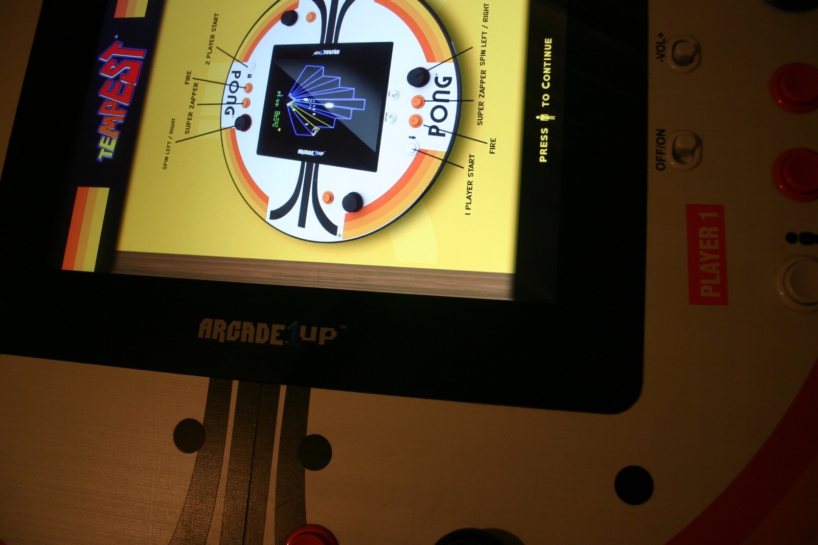 Arcade1Up Pong® 4 Player 8in1 Pub Table