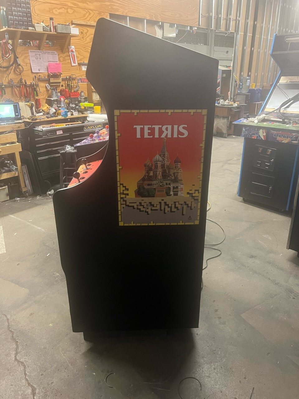 TETRIS ARCADE MACHINE by ATARI 1988 (Great Condition)