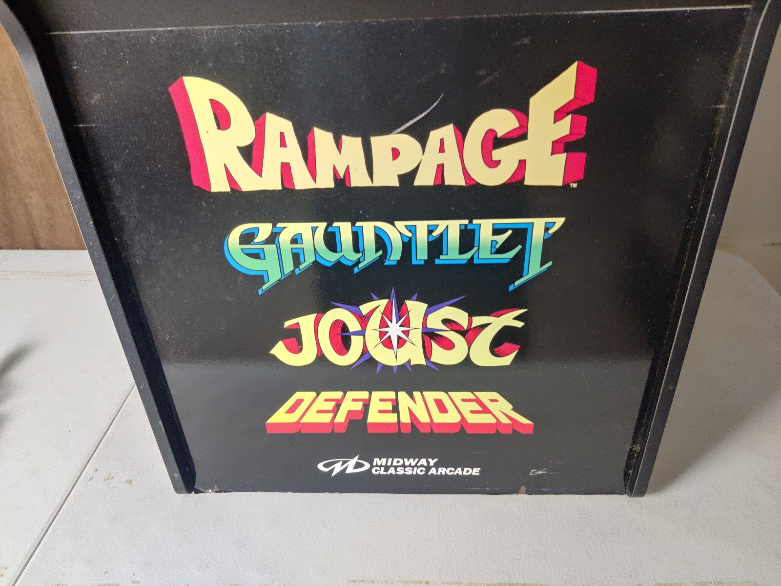 Arcade1up Midway Classic Arcade Machine Rampage Gauntlet Joust Defender USED