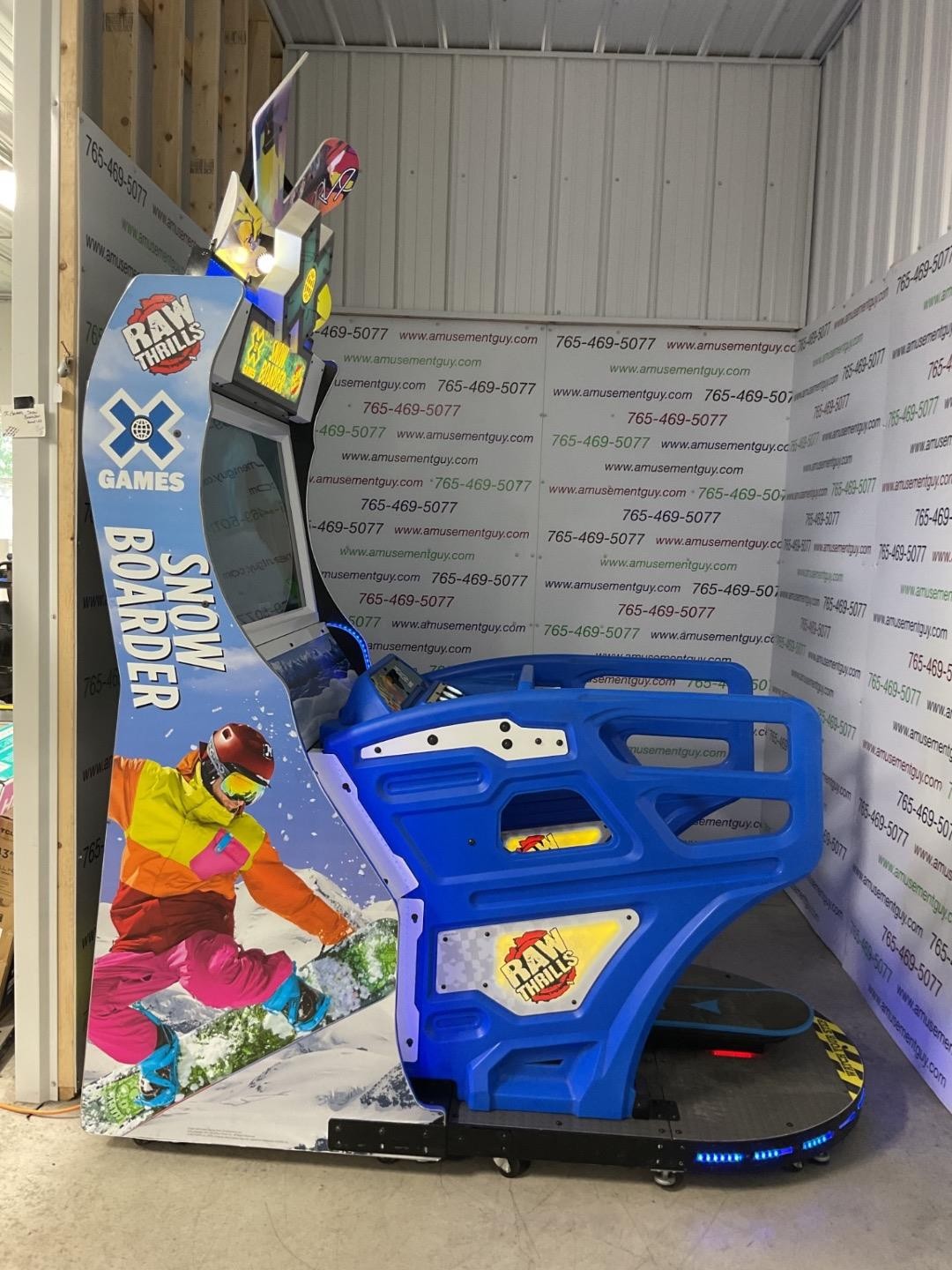 SNOW BOARDER X-GAMES by RAW THRILLS COIN-OP Arcade Video Game