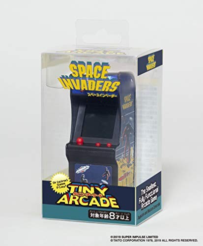TINY ARCADE Space Invaders Miniature Arcade Game Japan Import