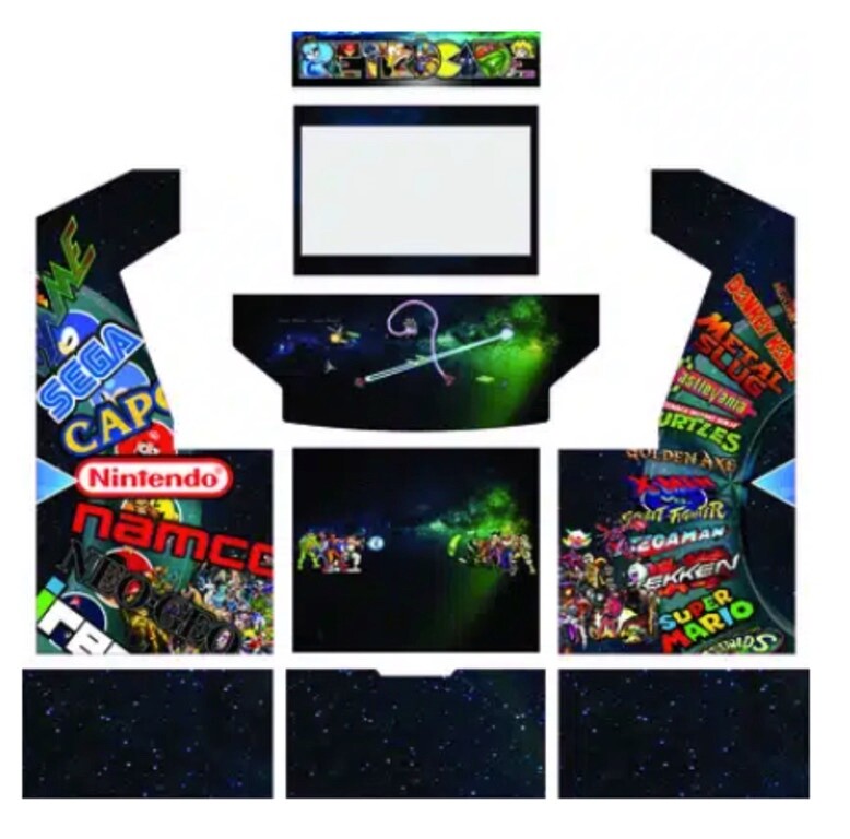 Custom Arcade Game: 500 in 1 | Full Sized 50″ LCD | Suzo Happ Controls | NEW!