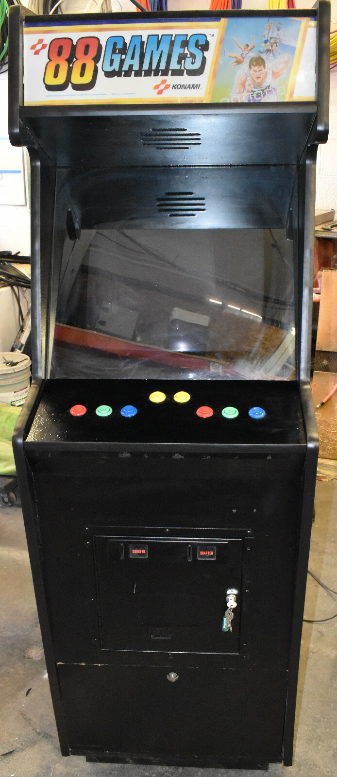 ’88 GAMES ARCADE MACHINE by KONAMI 1988 (Excellent Condition) *RARE*