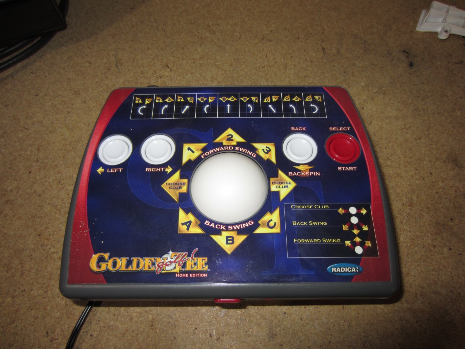 Golden Tee Golf Home Edition Arcade Plug and Play TV Video Game Radica 2005