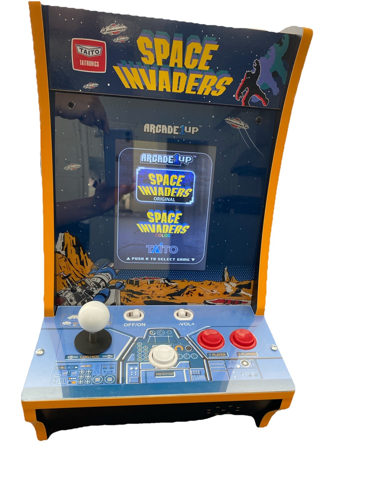 Arcade1Up Space Invaders Counter-Cade Countertop Arcade 1up Countercade