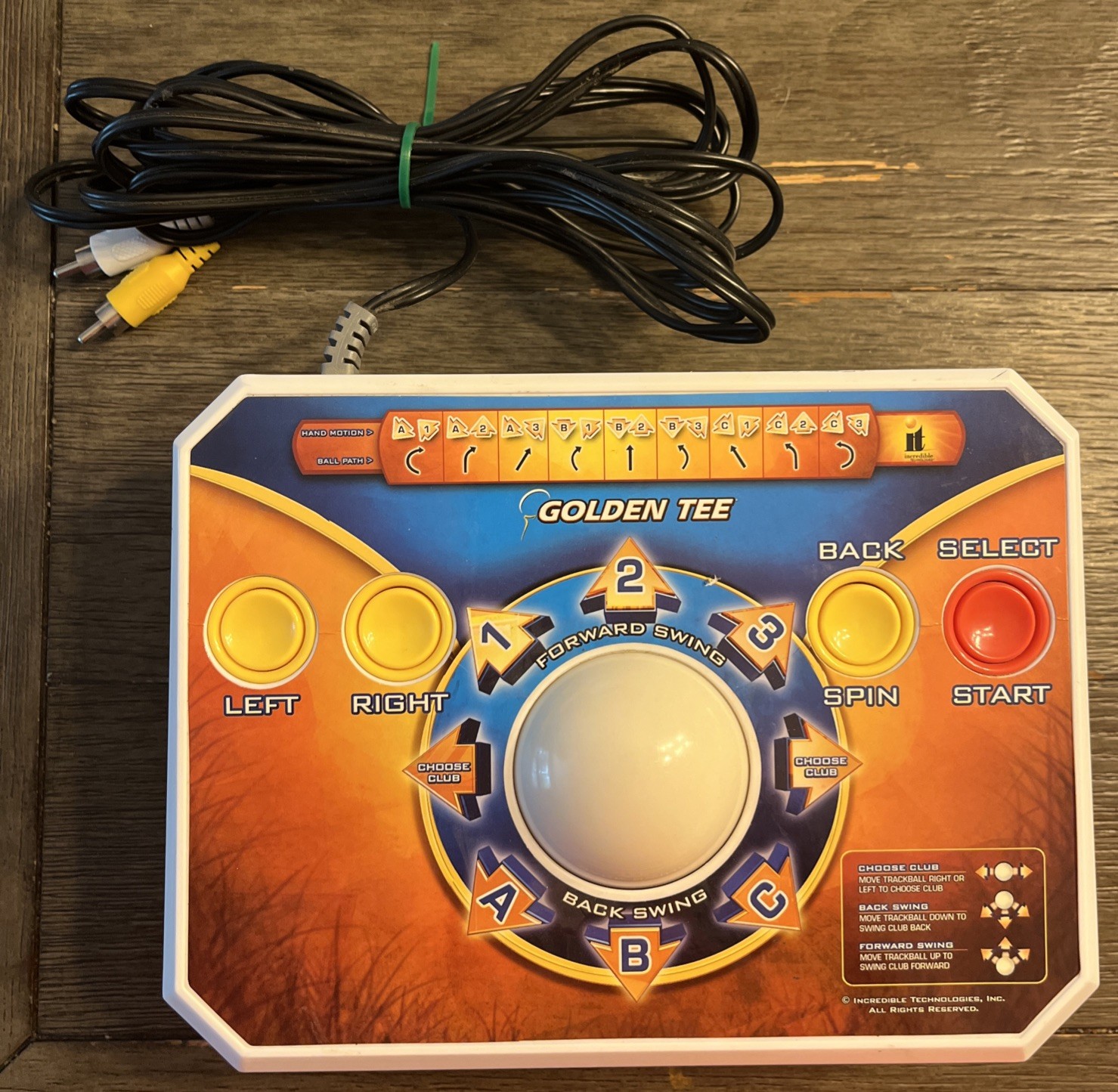 Golden Tee Golf Plug & Play Home TV Game Edition 2011 Jakks Pacific