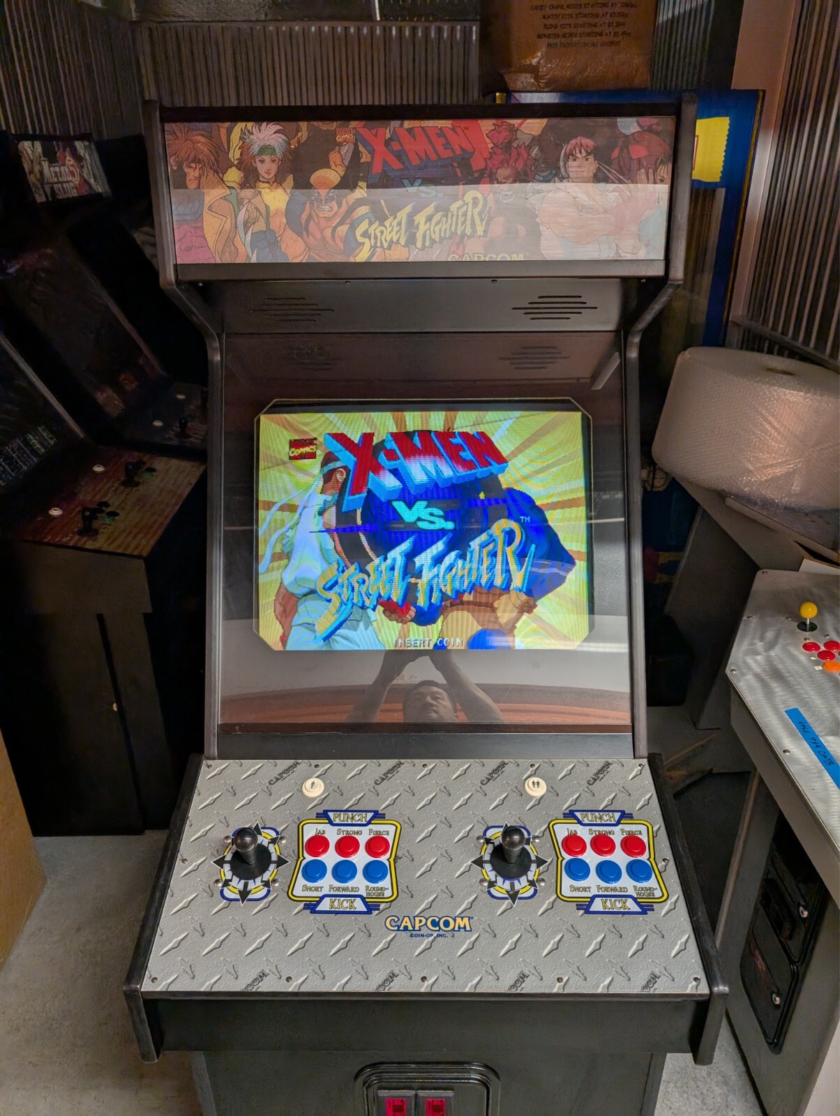 X-men vs Street Fighter Arcade Cabinet with Nanao MS9 Monitor (Great Condition)