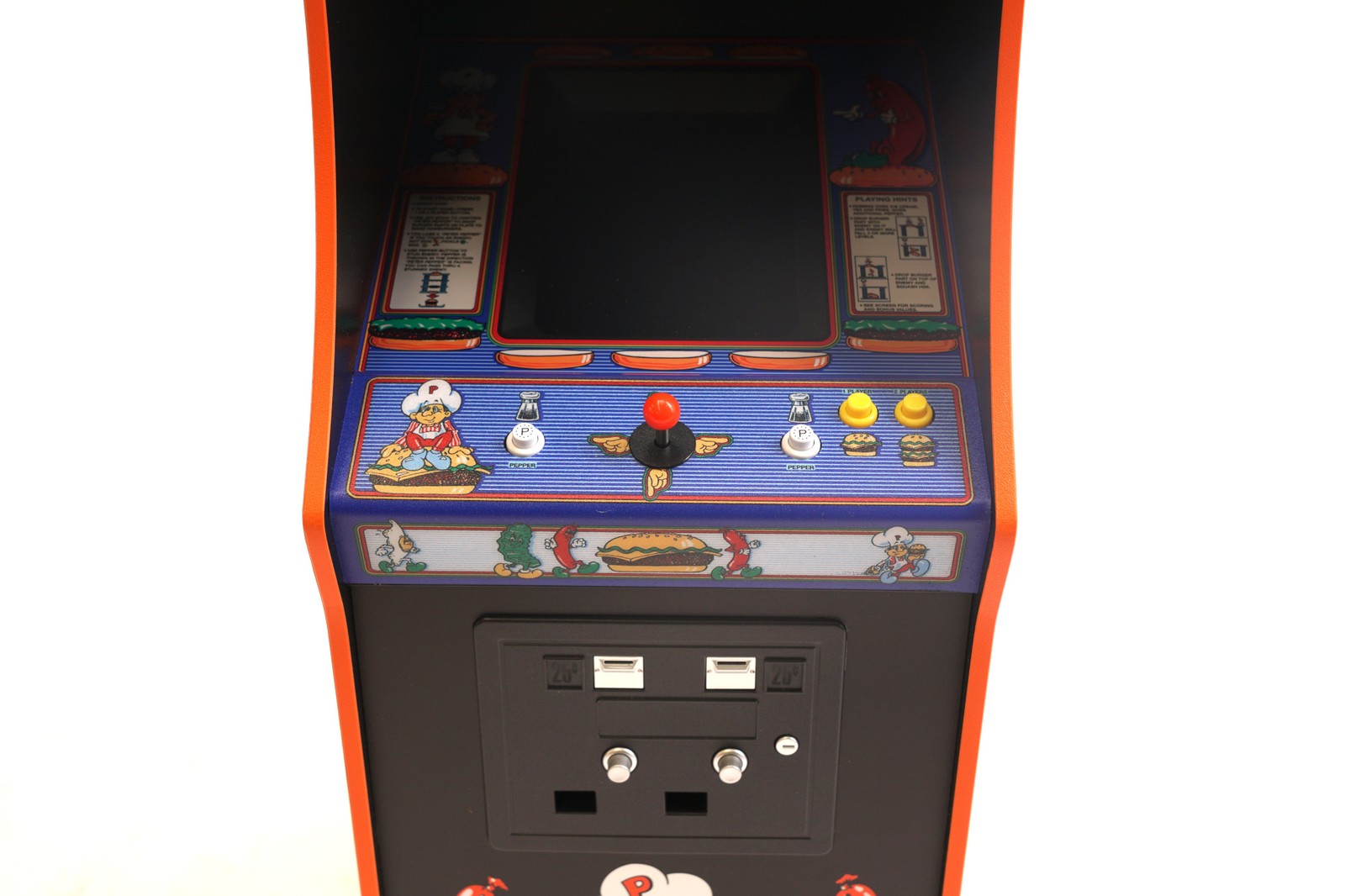 Numskull Official Data East BurgerTime Quarter Size Wooden Arcade Cabinet