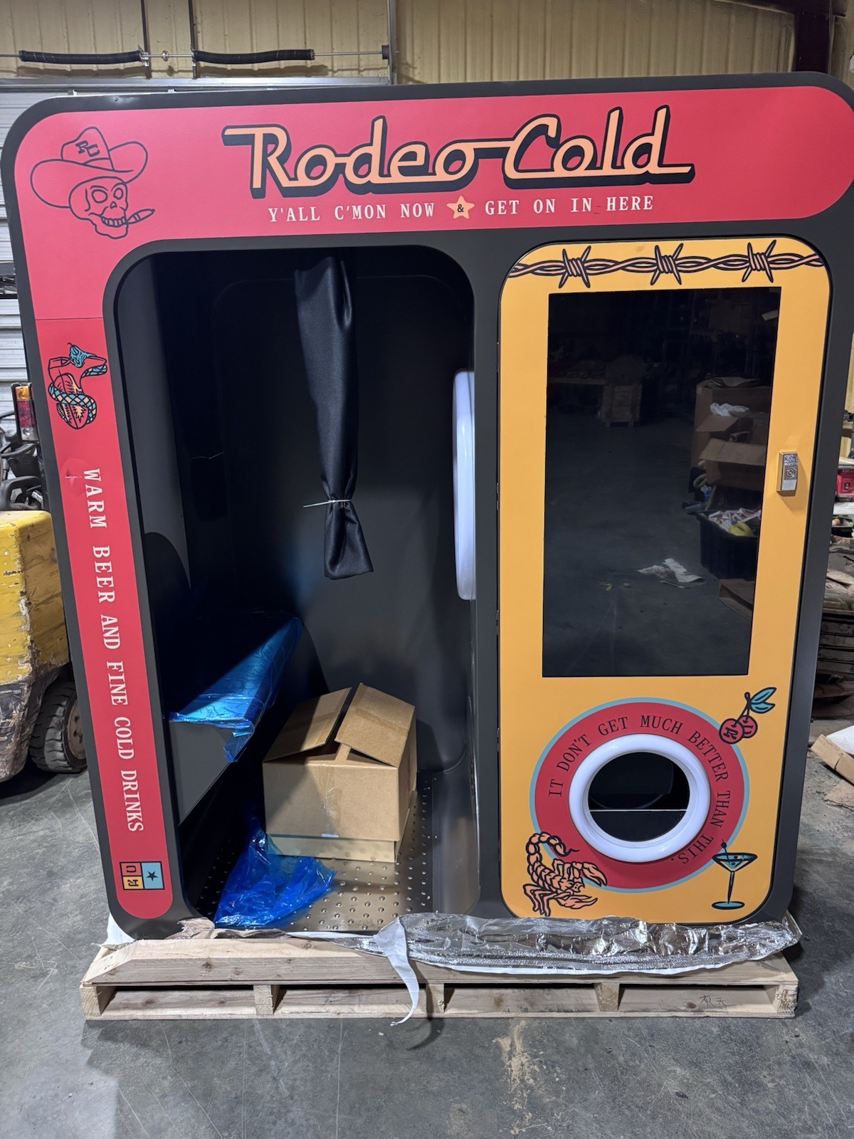 Face Place Photoma Photo Booth Rodeo Cold Theme Slight Shipping Damage