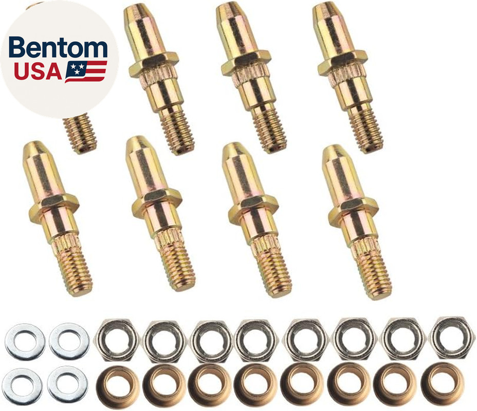 Door Hinge Pin Bushing Repair Kits 4 Hinges for Chevy Silverado GMC Sierra 1999-
