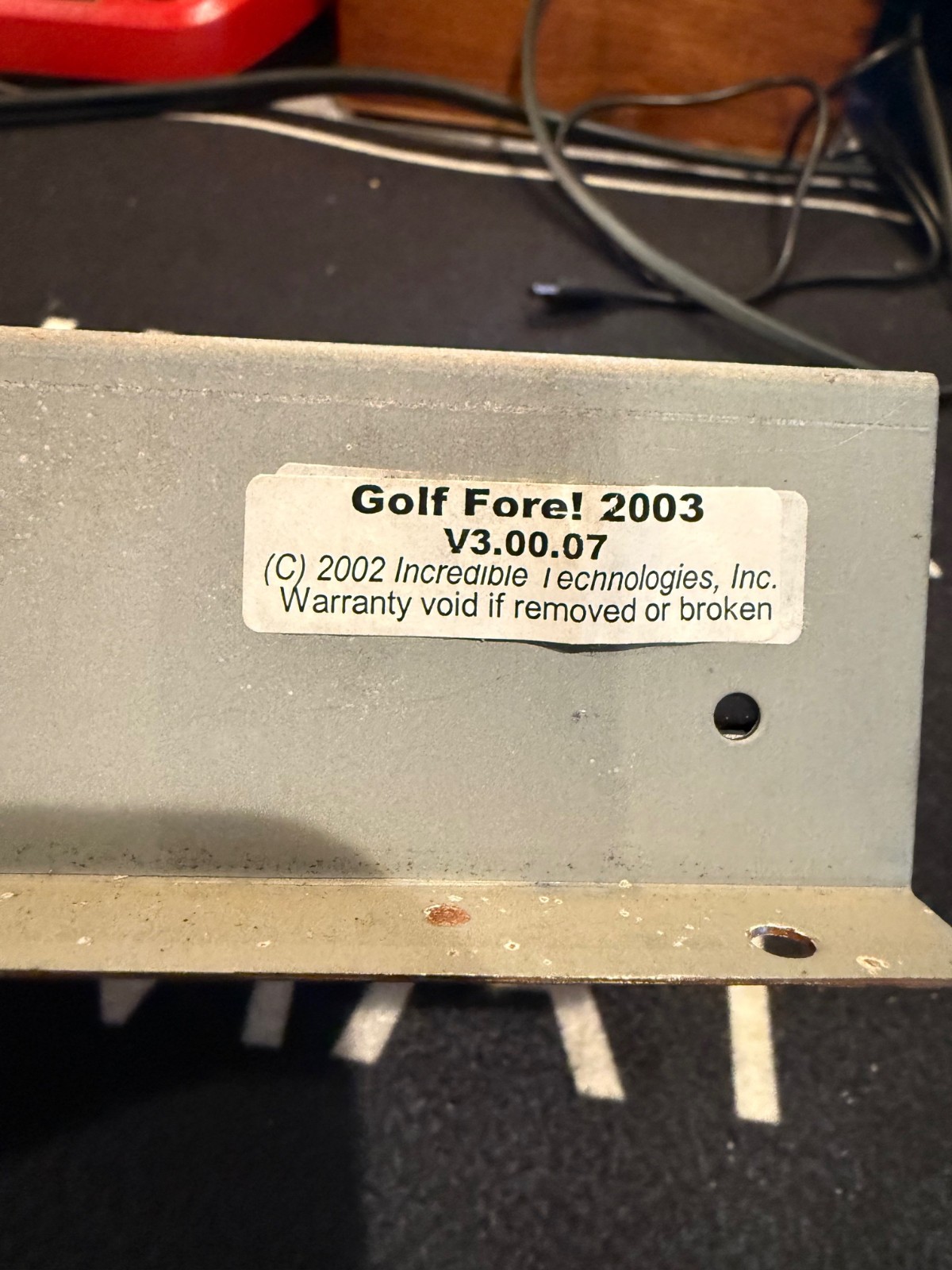Incredible Technologies Golf Fore 2003 V3.00.07 10GB IDE Hard Drive WD100 (Lt#2)