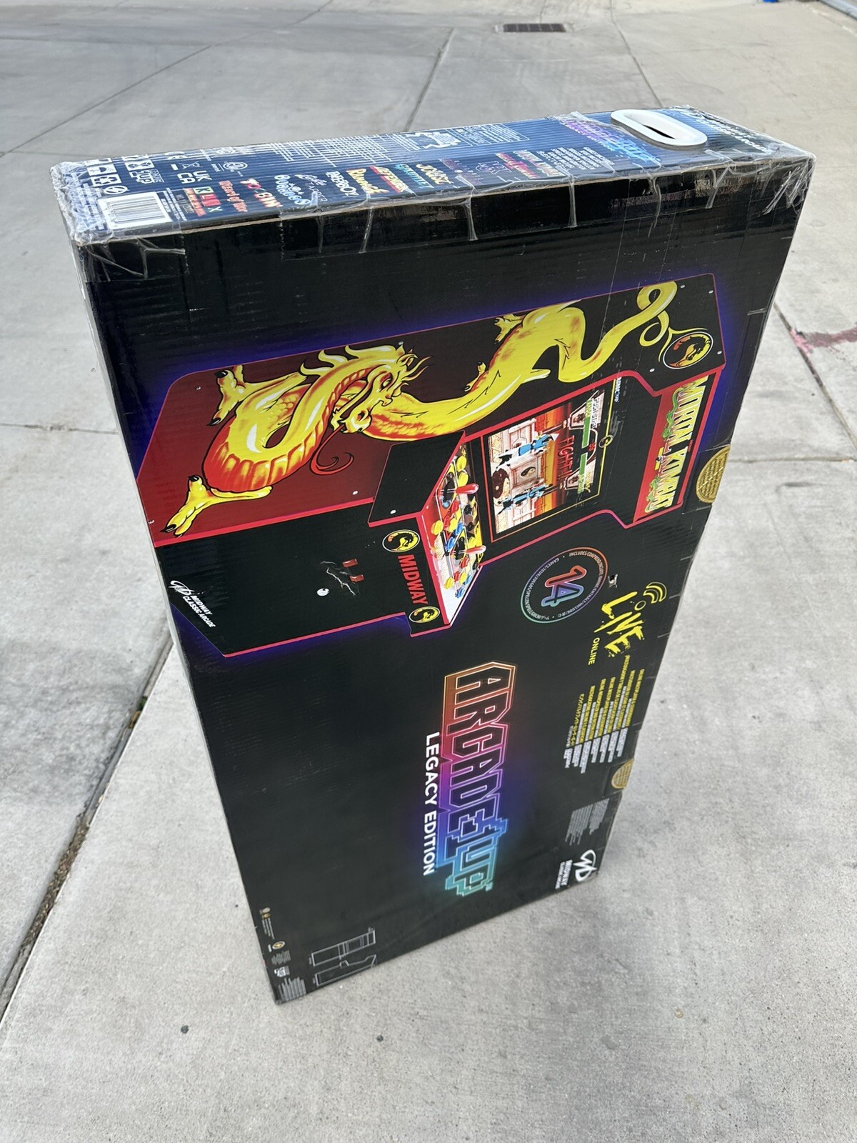 Arcade 1UP Mortal Kombat 30th Anniversary Legacy 14 Games W/ Rare Defender Game