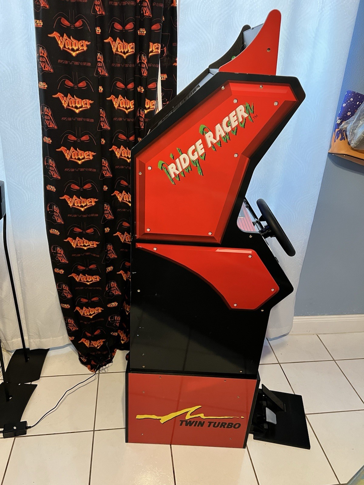 Arcade 1up Ridge Racer 5 in 1 Cabinet With Rumble steering Wheel, Lit & Riser 🔥