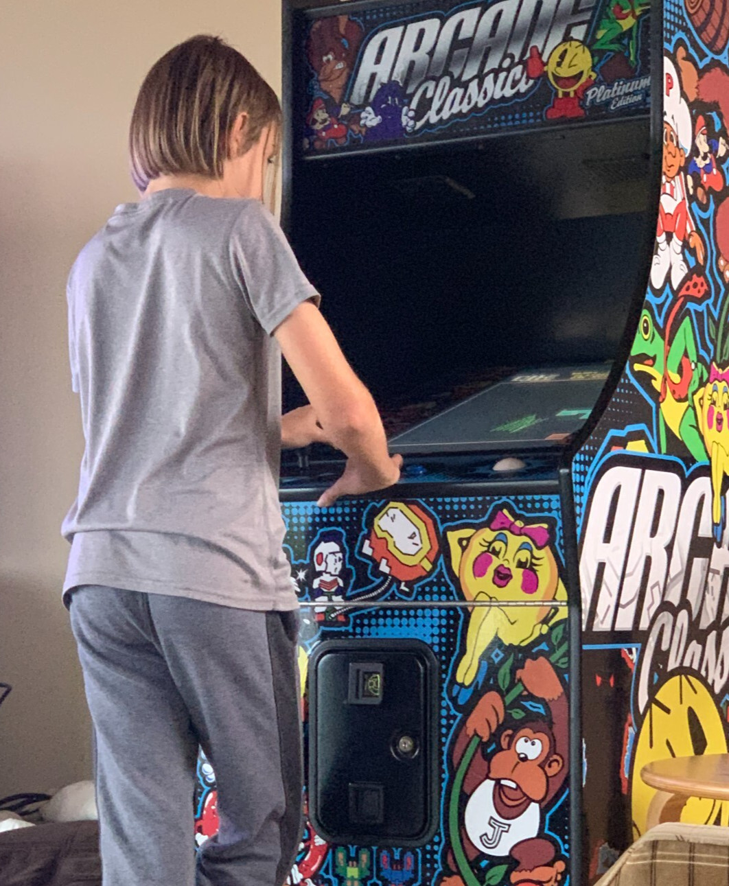 Arcade Classics Platinum Stand-Up Arcade 60 Games, Ms. Pac-Man, DonkeyK, Frgr…