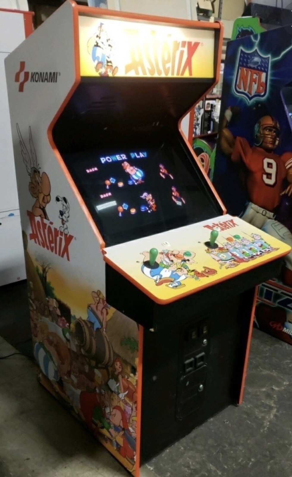 Konami Asterisk Classic Arcade Game Fullsize Arcade Vintage Excellent