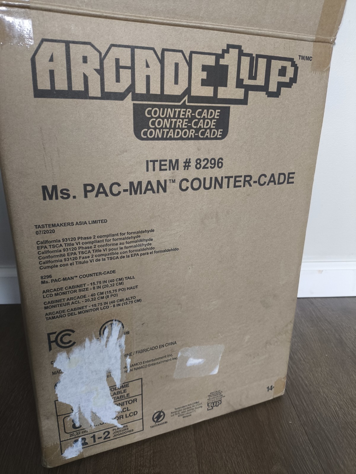 Arcade1Up Ms. Pac-Man Counter-Cade Mini Tabletop Arcade Machine Repro 2020