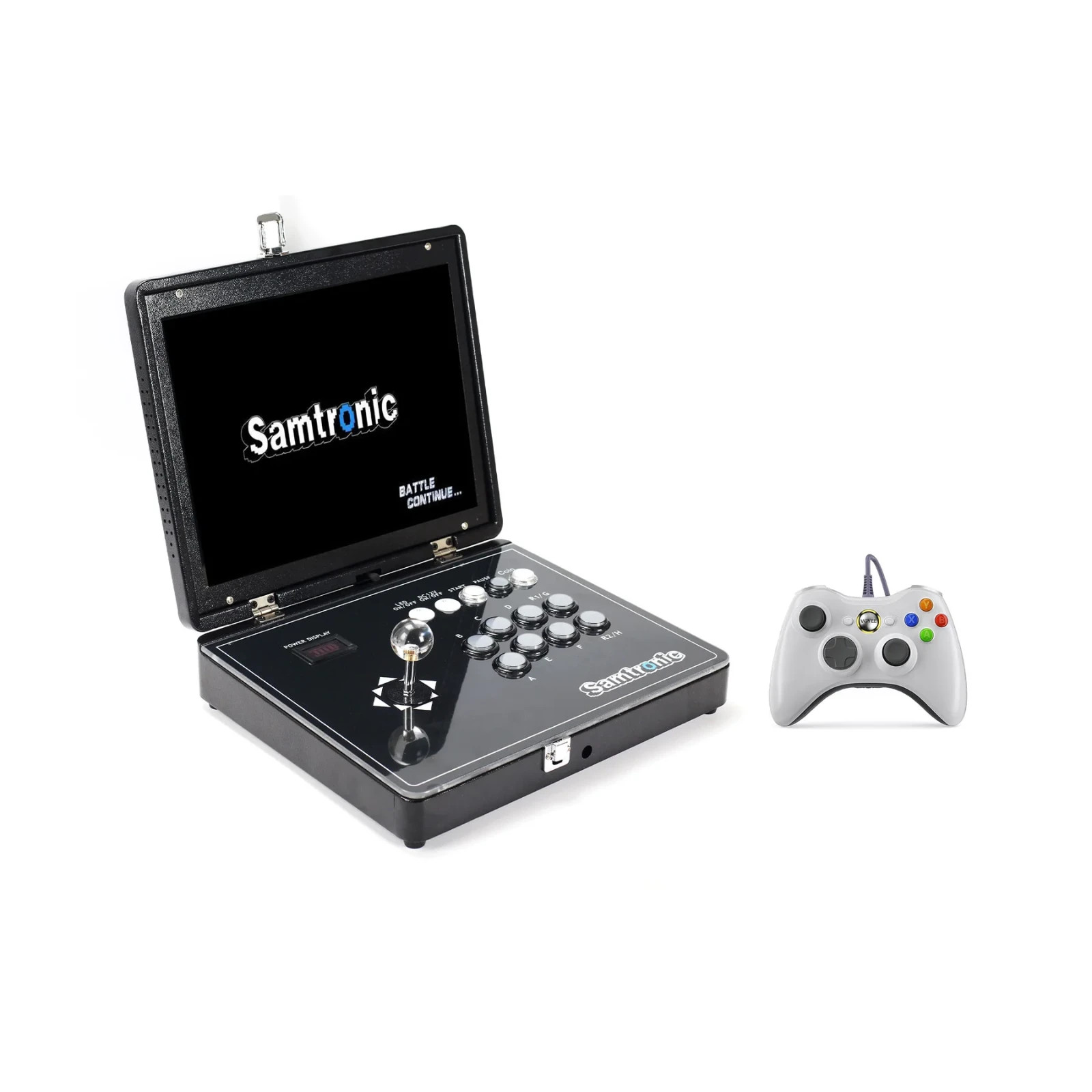 Samtronic 15-inch 4:3 Portable Upgraded Deluxe Two-Player Arcade Game Machine