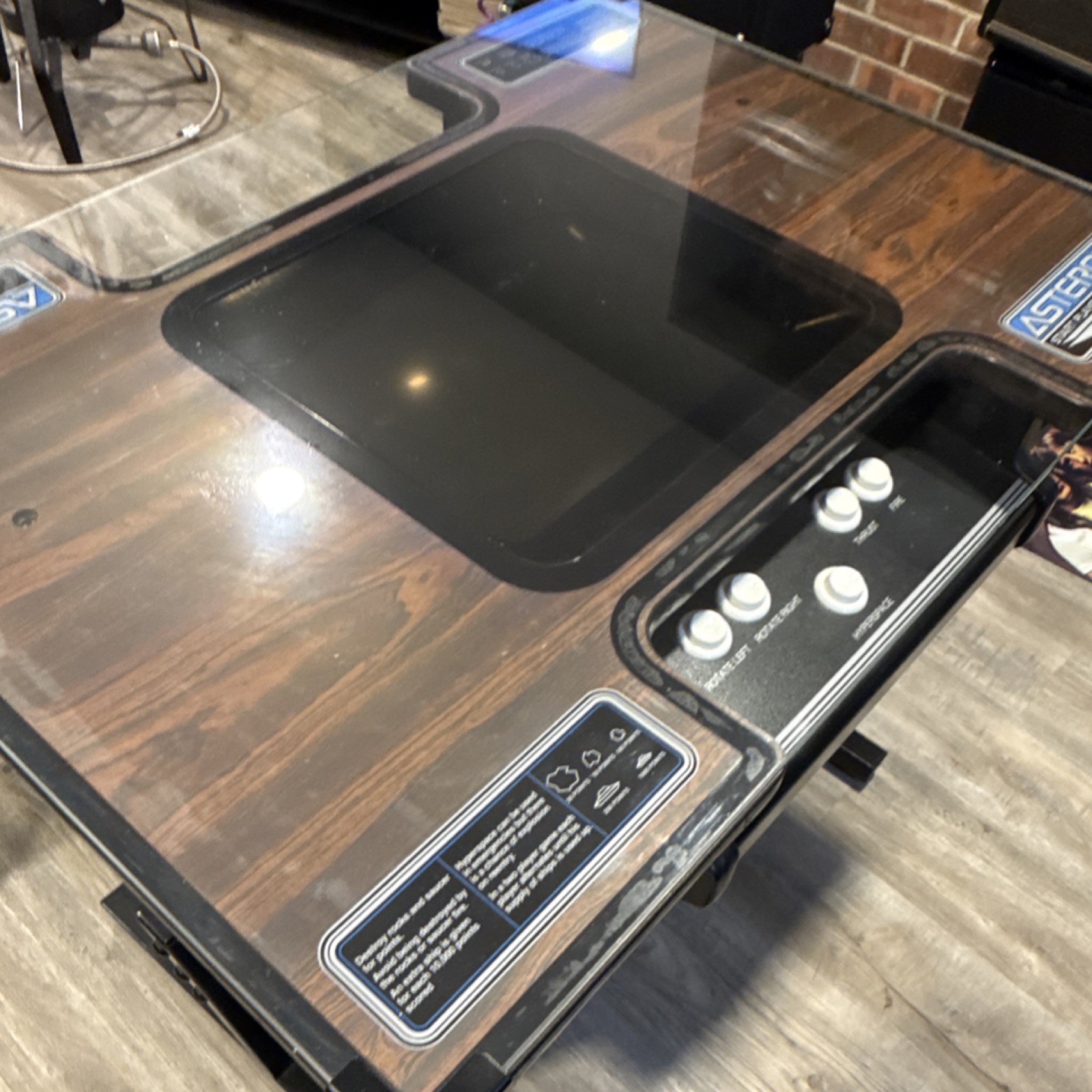 Atari Asteroids Original 1979 Cocktail Arcade Machine