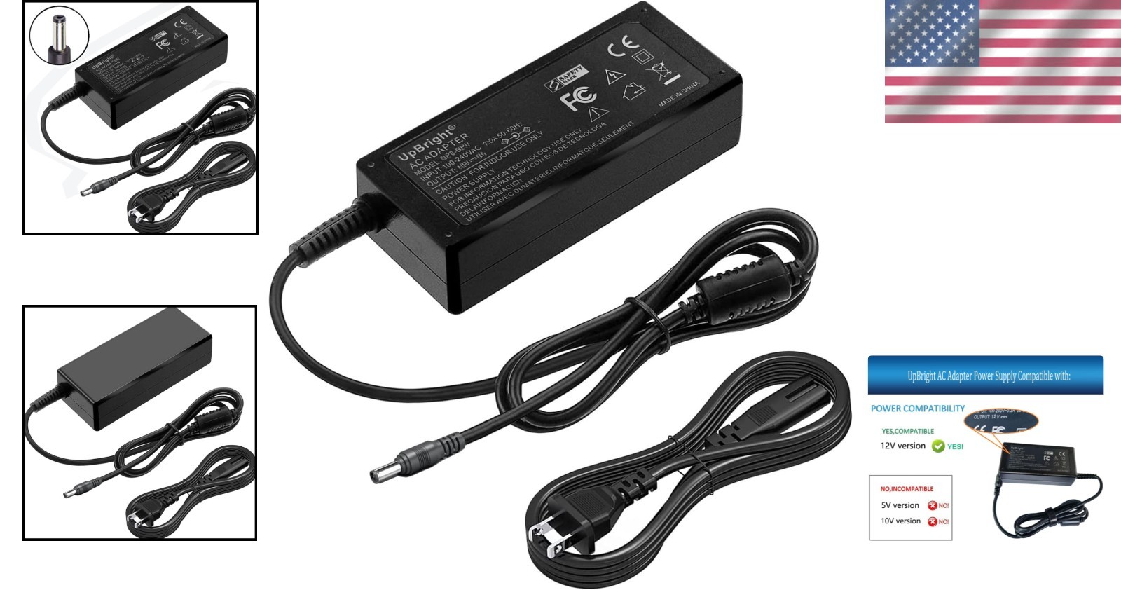 Compact 12V AC Adapter – 3A Power with Safety Features for Arcade Game Machines
