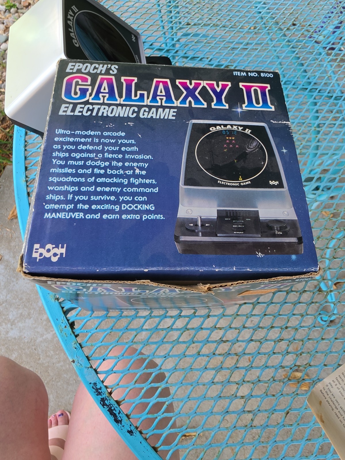 1981 Vintage Galaxy II Electronic Tabletop Arcade Game Epoch w Box Tested
