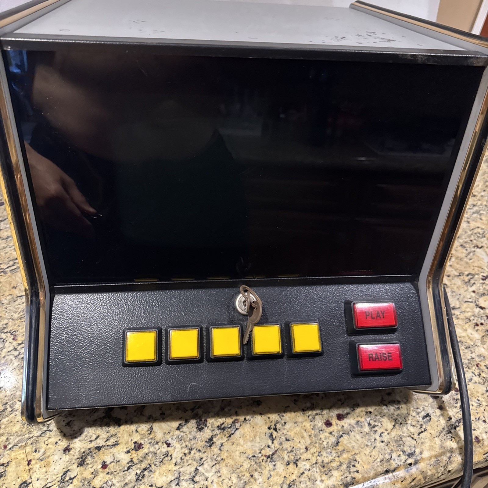 Vintage Merit Industries F21800 Bar top Game For Parts Or Repair