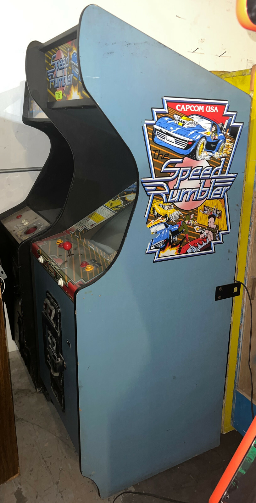 SPEED RUMBLER ARCADE MACHINE by CAPCOM (Excellent Condition) *RARE*