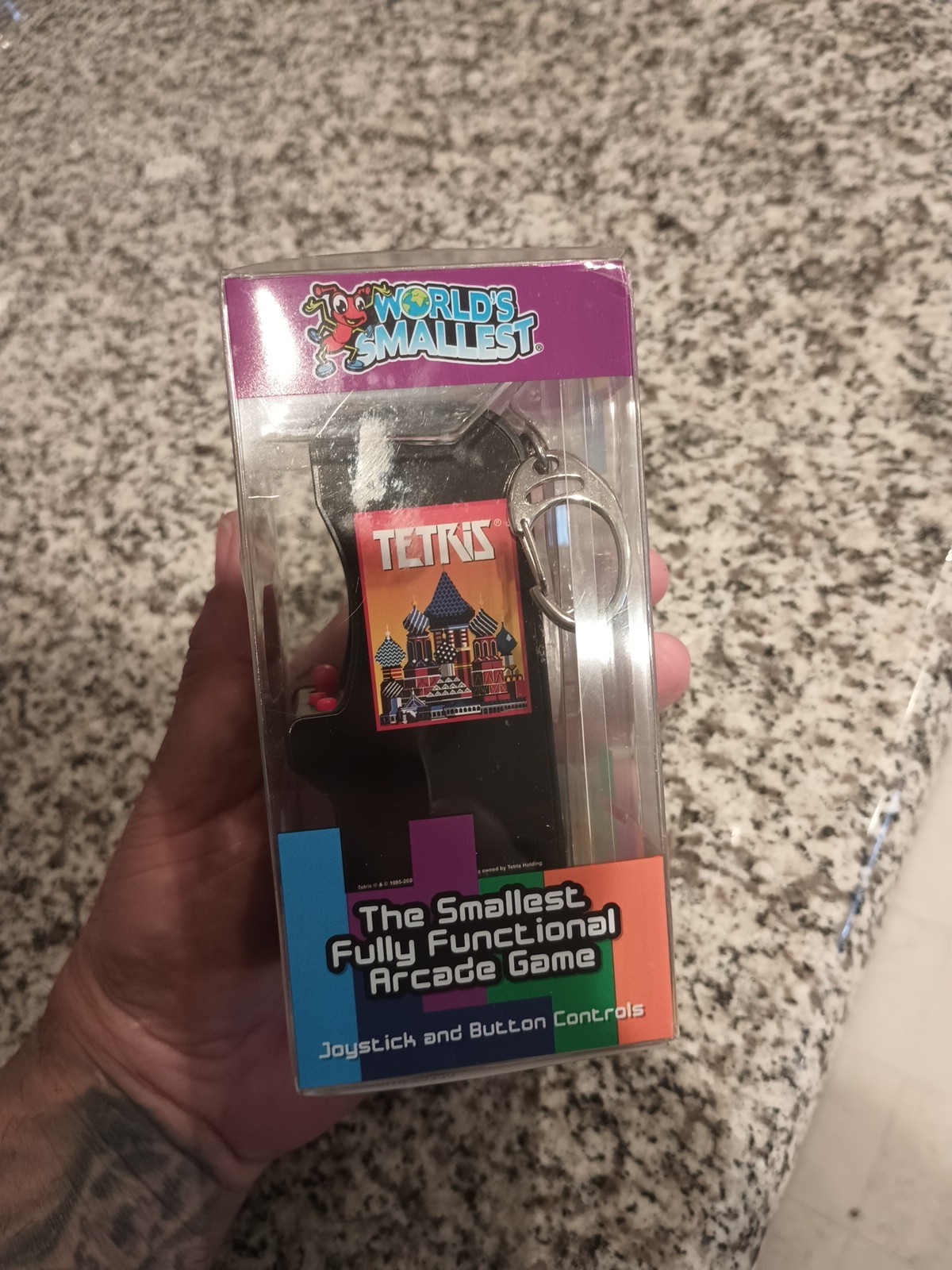 Tetris Tiny Arcade NOS in box 2019 issued Super Impulse USA