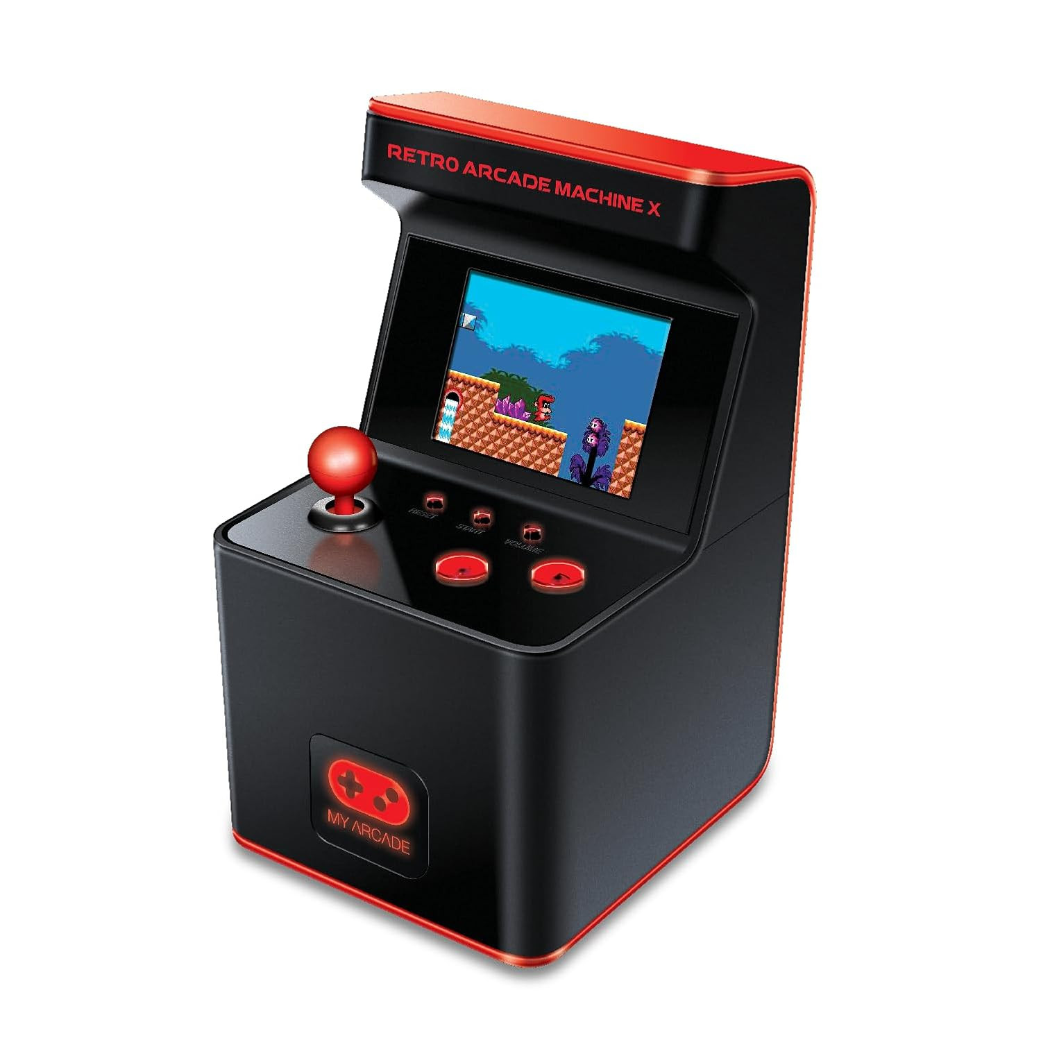 Retro Arcade Machine X Playable Mini Arcade: 300 Retro Style Games Built In, 5.7