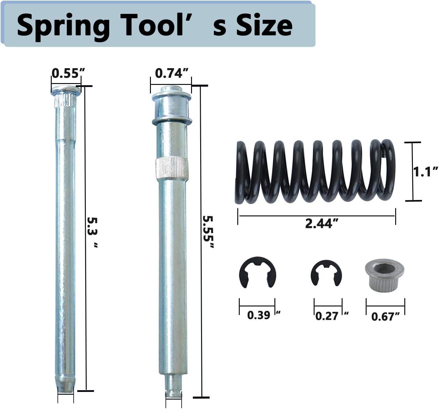 15685040 Door Hinge Pin and Bushing Kit Door Spring Tool for Chevy GMC C1500 C25