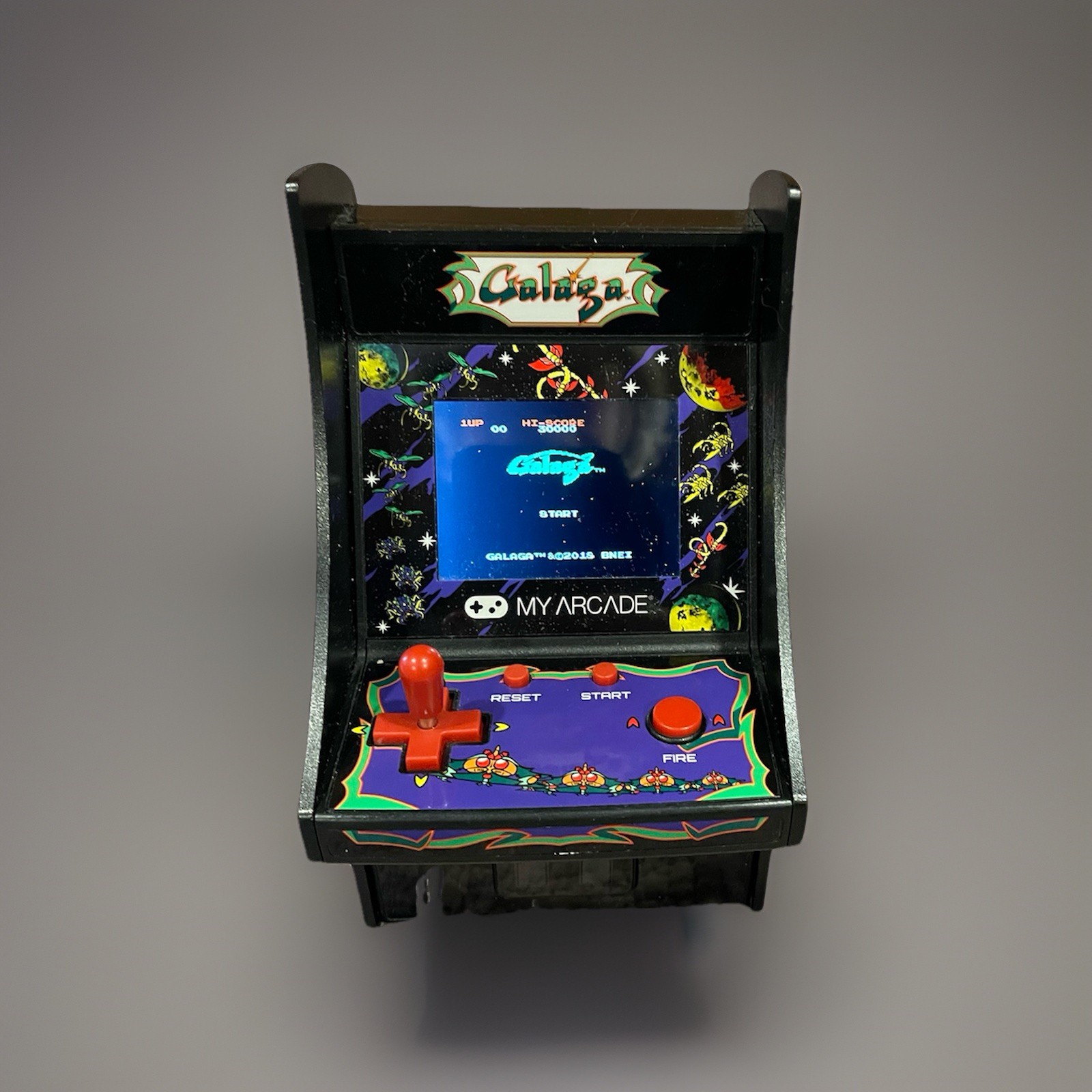 My Arcade Galaga Tabletop Video Arcade Game, Bandai Namco 7”