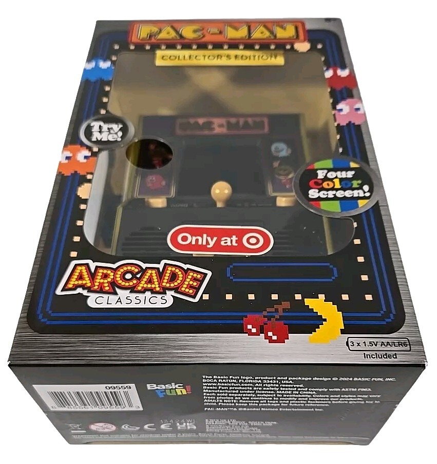 Pac-Man Collector’s Edition Arcade Classics Four Color Screen! NEW!