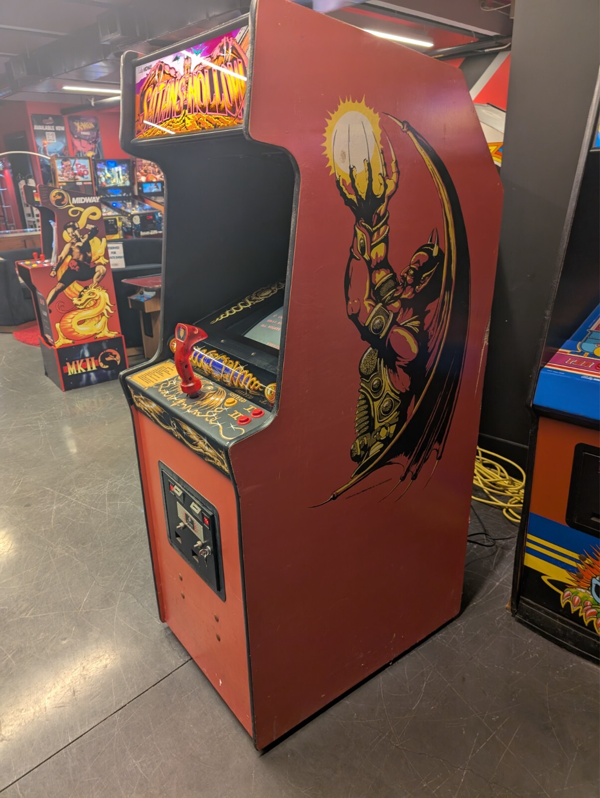 Satan’s Hollow arcade machine by Bally Midway