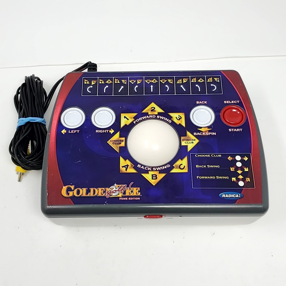 Golden Tee TV Plug & Play Arcade Golf Home Edition Radica 2005 TESTED