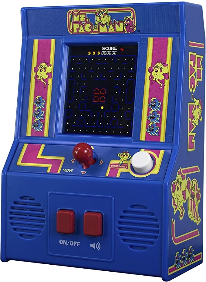 Arcade Classics – Ms Pac-Man Retro Mini Arcade Handheld Game