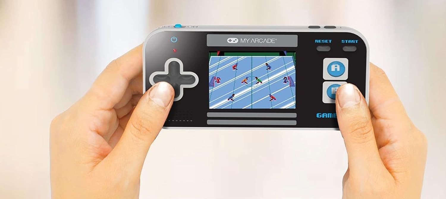 Gamer V Classic-Blue: 220 Preloaded Games in a Portable Handheld Console