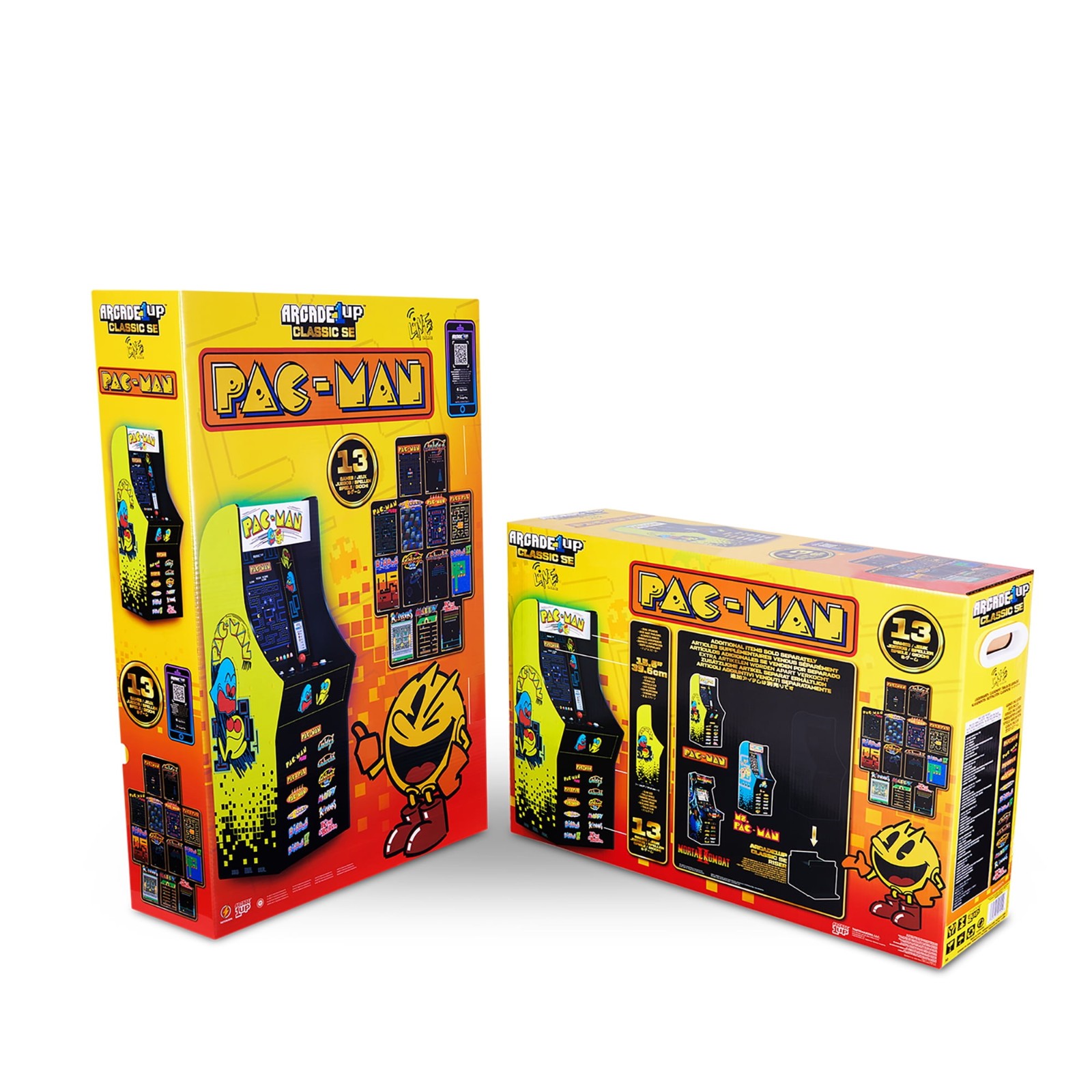 Arcade1Up PAC MAN Classic SE Arcade Machine – 4 Foot Cabinet 13 Classic Game™