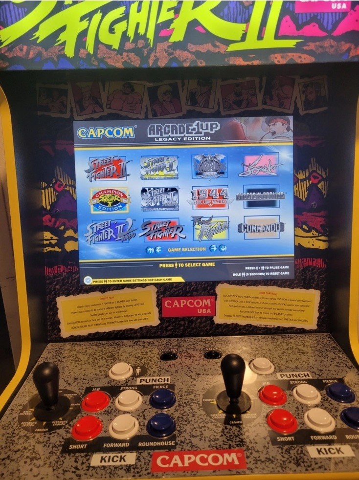Mint! Adult Owned Arcade1Up Capcom USA Legacy Edition Street Fighter 2