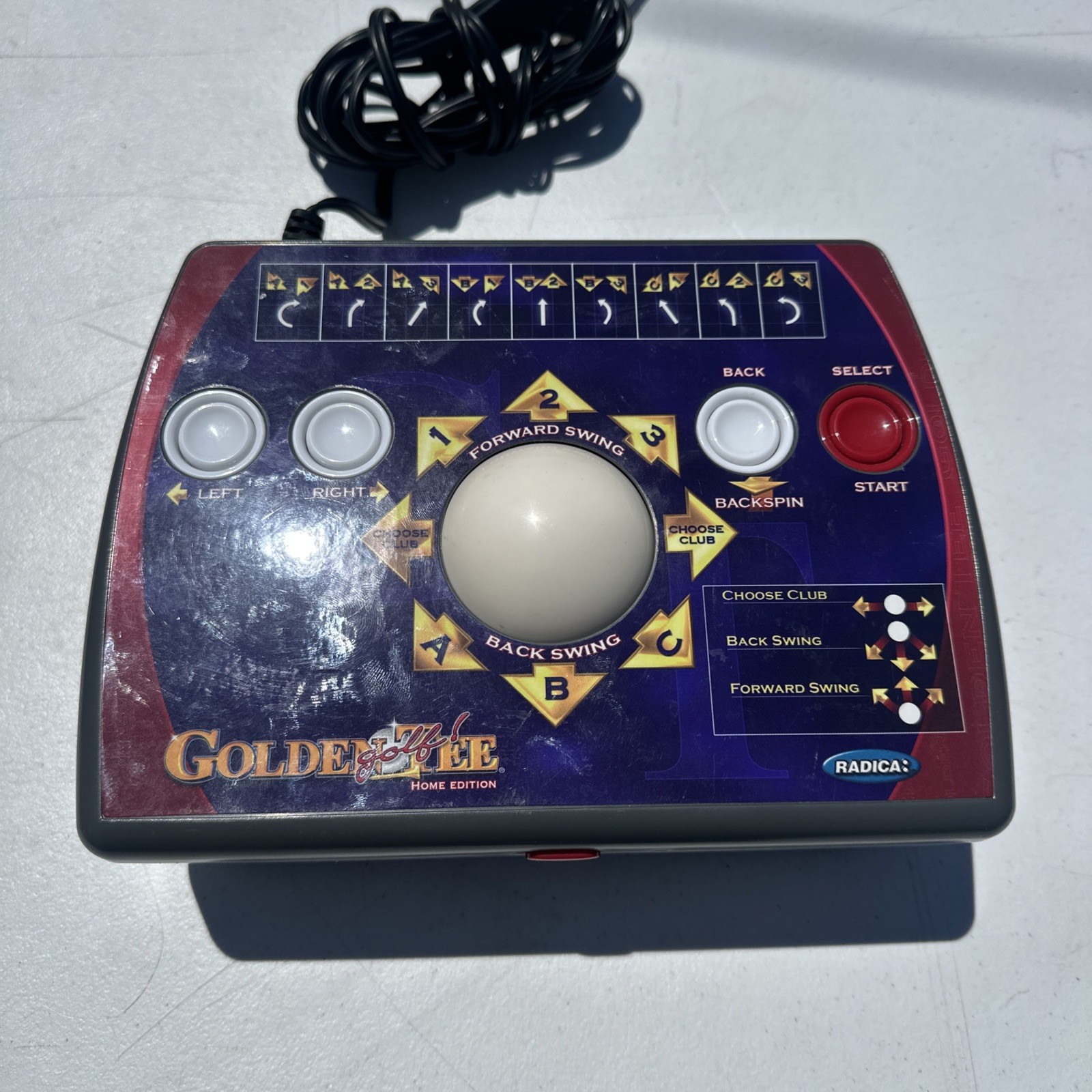 GOLDEN TEE GOLF Home Edition Radica Plug And Play Classic TV Game Arcade WORKS